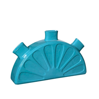 Vase limonenblau 19 cm | 18 Stück