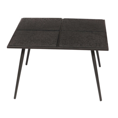 Beistelltisch Liquid Metal schwarz 70 cm | 2 Stk