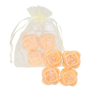 Daan Kromhout Bernsteinwürfel Rose Babypuder 2,5 cm Organzabeutel mit 4 Stück | 24 Stück - afbeelding 1