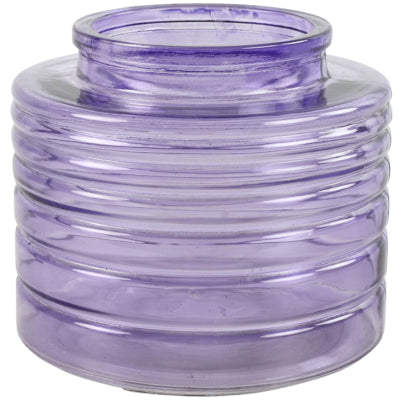 Countryfield Vase Alinda Glas lila 14 cm | 12 Stück