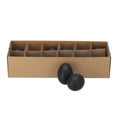 Daan Bugholzeier schwarz 5 cm 12 Stück | 12 Stück