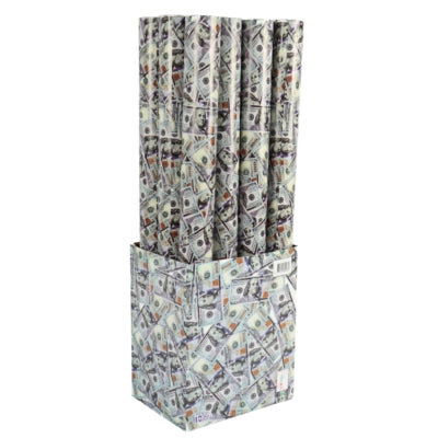 Konfettikanone Dollar 58 cm | 12 Stück