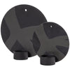 Wand-Teelichthalter schwarz 20 cm 2er-Set | 6 Stück
