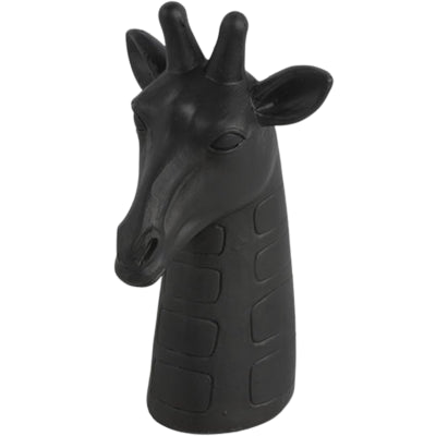 Countryfield Statue Giraffe Mokambo m schwarz 33 cm | 4 Stück
