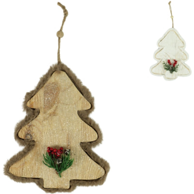 Weihnachtsbaumanhänger 19,5 cm 2 sortiert | 24 Stück