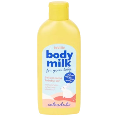 Bebilild Körpermilch Calendula 200 ml | 24 Stück