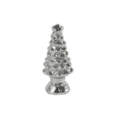 Countryfield Statue Weihnachtsbaum Celine S silberfarben 10 cm | 18 Stück
