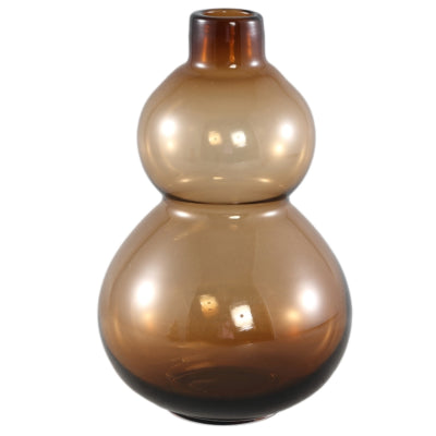 Ptmd Vase Kato Glas Bernstein 27 cm | 2 Stk