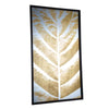 Wandpaneel Loro Palmblattspiegel goldfarben 100 cm | 2 Stk