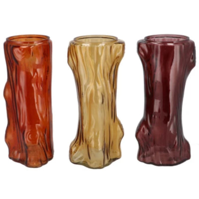 Daan Bugholzvase Baum braun 19 cm 3-fach sortiert | 12 Stück