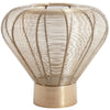 Light Living Licht und Living Teelichthalter Mealynn goldfarben 33 cm | 2 Stk