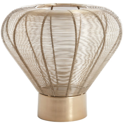 Light Living Licht und Living Teelichthalter Mealynn goldfarben 33 cm | 2 Stk