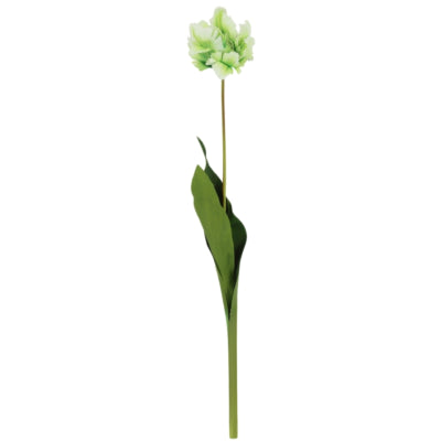 Countryfield Kunstblume Tulpe Tulipa grün 73 cm | 12 Stück