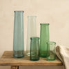 Countryfield Vase Tube Missy m grün 28 cm | 8 Stück