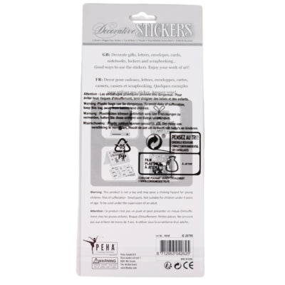 Aufkleber Weihnachtskugeln 20 Stück | 48 Stück