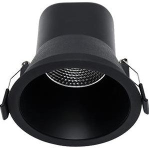 Profolux LED-Downlight mit schwarzem Reflektor, 6 W, 3000 K, dimmbar – LED2460