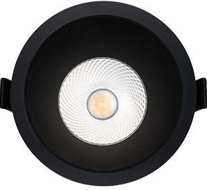 Profolux LED-Downlight, schwarzer Reflektor, 6 W, 4000 K, dimmbar – LED2470