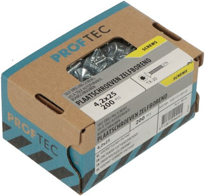 Proftec Platte chr. selbstbohrend vz pk din7504p torx tx20 4,2x32 | 200 Stück - 5251.01.29320
