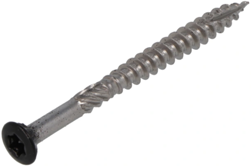 Proftec Gartenholzschraube Edelstahl-410 LK schwarzer Kopf + Schneidspitze Torx TX20 4,0x35 24 | 200 Stück - 5207.31.25405
