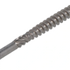 Proftec Gartenholzschraube Edelstahl-410 LK schwarzer Kopf + Schneidspitze Torx TX20 4,0x50 30 | 200 Stück - 5207.31.25905