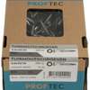 Proftec Gartenholzschraube Edelstahl-410 LK schwarzer Kopf + Schneidspitze Torx TX20 4,0x50 30 | 200 Stück - 5207.31.25905