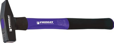 Promat tecwerk Tischhammer | 300 g Stiellänge 300 mm | 3-Komponenten-Griff | mit Stahlschutzhülse - 4000811011