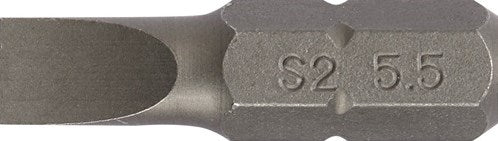 Promat Tech-Arbeitsbit | für Schlitzschrauben | 6,5 mm Länge 25 mm 1 4 Zoll c6,3 | Schnittstärke 1,2 mm - 4000829107