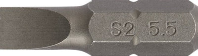 Promat Tech-Arbeitsbit | für Schlitzschrauben | 6,5 mm Länge 25 mm 1 4 Zoll c6,3 | Schnittstärke 1,2 mm - 4000829107