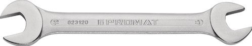 Promat tecwerk Doppelmaulschlüssel | 24 x 30 mm Länge 275 mm | verchromt - 4000823133