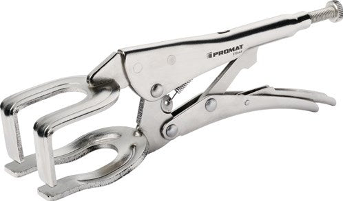 Promat tecwerk Schweiß-Gripzange | Gesamtlänge 280mm Spannweite max. 50 mm – 4000810644