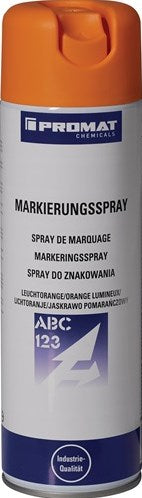 Promat tecwerk Markierungsspray | leuchtend | orange | 500ml | Sprühdose - 4000354085