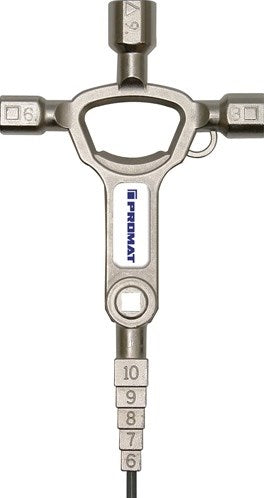 Promat tecwerk Schaltschrankschlüssel | 13 Funktionen | integrierter Flaschenöffner - 4000829773