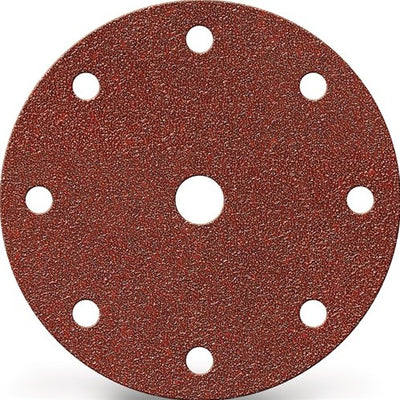 Promat tecwerk Schleifteller mit Klettverschluss | gls 1 150 mm Körnung 180 | für Holz Metall Korund | Lochnummer 8 + 1 - 4000842196
