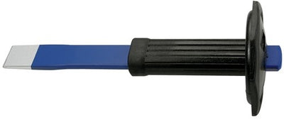 Promat tecwerk Schlitz-Flachmeißel | Schnittbreite 26 mm | 26 x 7 mm mit Handschutz | Chrom-Vanadium-Stahl – 4000812165