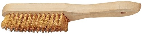 Promat tecwerk Drahtbürste | Länge 295 mm | 0,3 mm Messing | 5-reihig - 4000841035