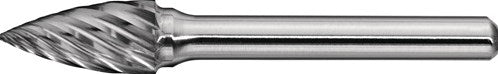 Promat Tecwerk Grat | spg Edelstahl | D. 10 mm Kopflänge 20 mm Schaft d. 6mm | Hartmetall | Zähne normal, fein - 4000868070