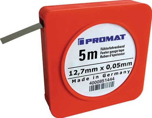 Promat tecwerk Fühlerlehrenband | Dicke 0,20 mm | Länge 5 m Breite 12,7 mm - 4000851451