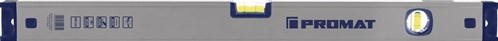 Promat tecwerk Wasserwaage | 200cm | Aluminiumsilber | ± 0,5 mm m Spiegellibelle – 4000857170