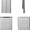 Abfallbehälter faltbar 35 Liter 25 x 31 x 38 cm grau schwarz
