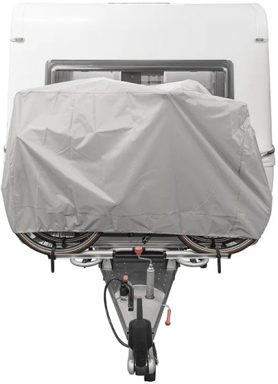 Proplus XL Fahrradabdeckung - 210d Oxford Ripstop - Hellgrau - 2 Fahrräder - E -Bikes