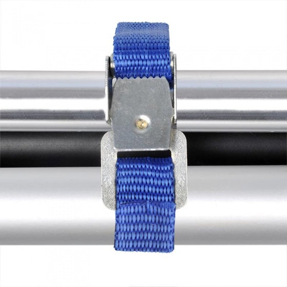 Proplus Fahrradgurte mit Metallschnalle 40 cm blau 4 Teile