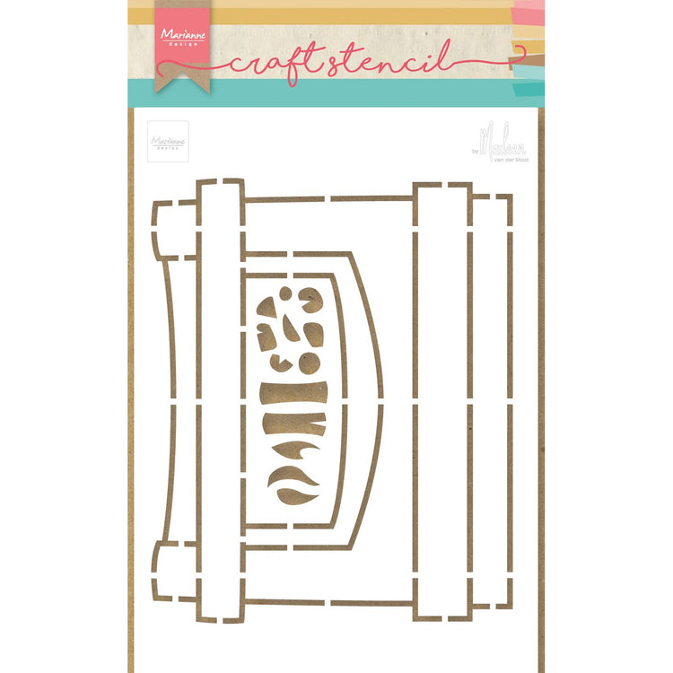 Marianne Design • Bastelschablonen-Kamin von Marleen