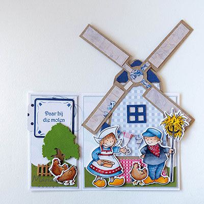 Marianne Design • Bastelschablone Windmühle