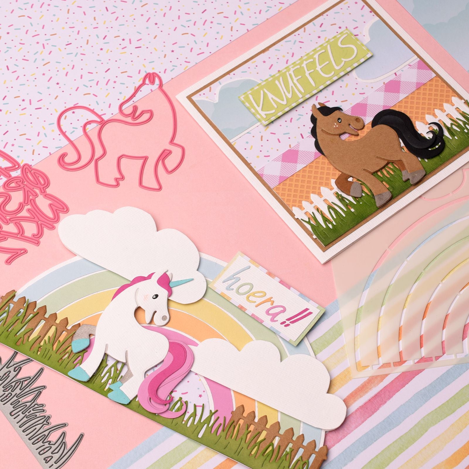 Marianne Design • Bastelschablone Regenbogen