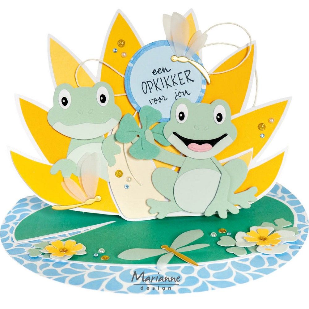 Marianne Design • Bastelschablone von Marleen Waterlily