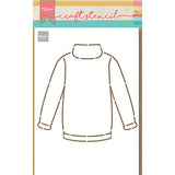 Marianne Design • Bastelschablonenpullover - afbeelding 1