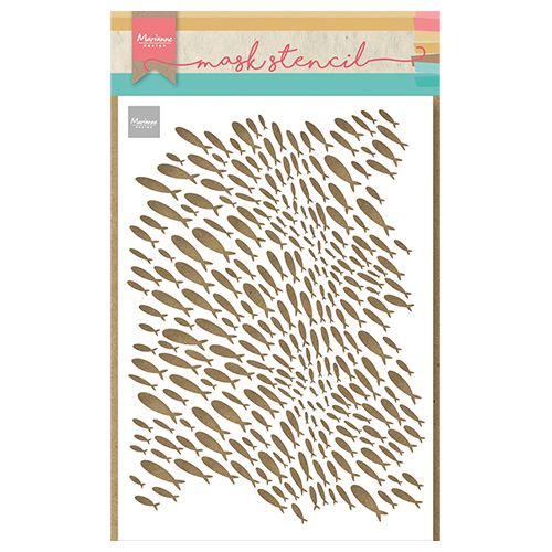 Marianne Design • Maskenschablone Fischschwarm