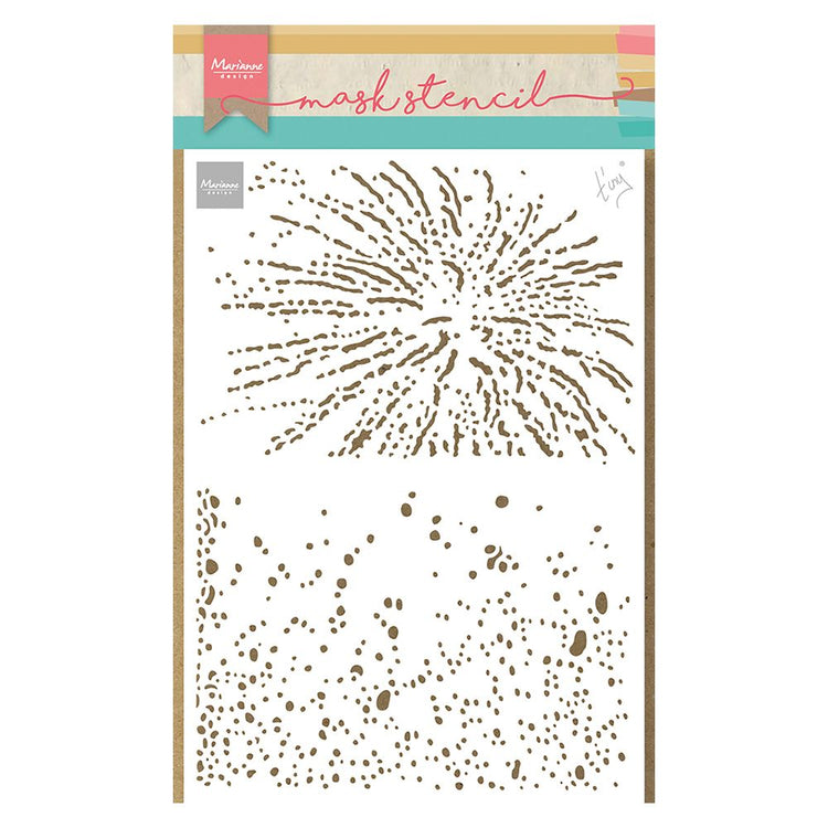 Marianne Design • Maskenschablonen Tiny's Bubbles Sparkles