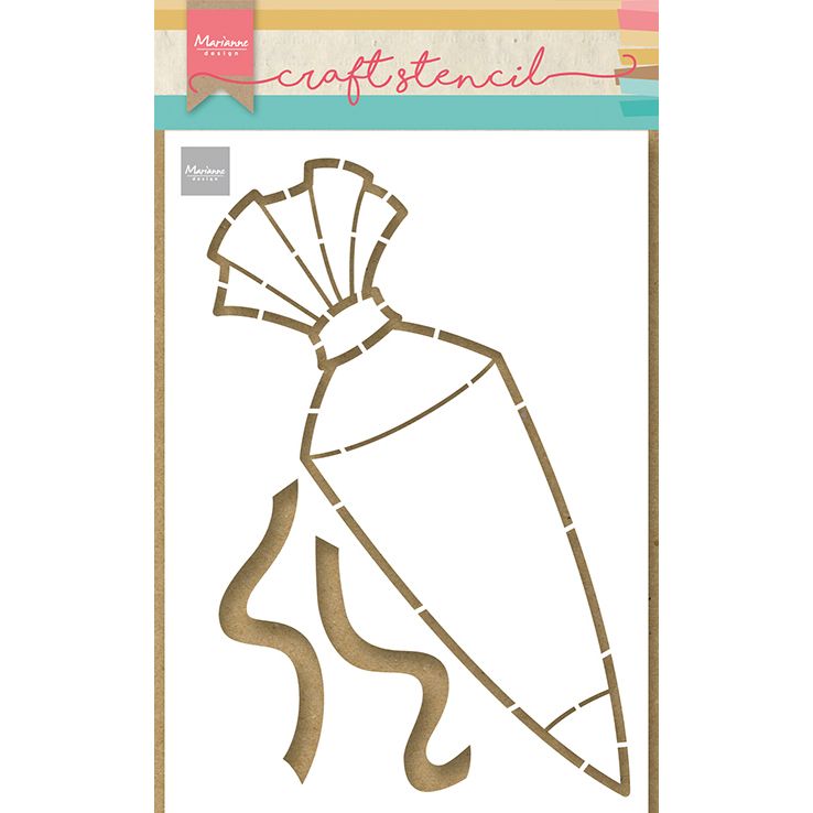 Marianne Design • Bastelschablonen, Süßigkeitentüte von Marleen