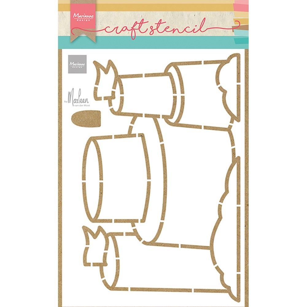 Marianne Design • Bastelschablone „Sandburg“ von Marleen